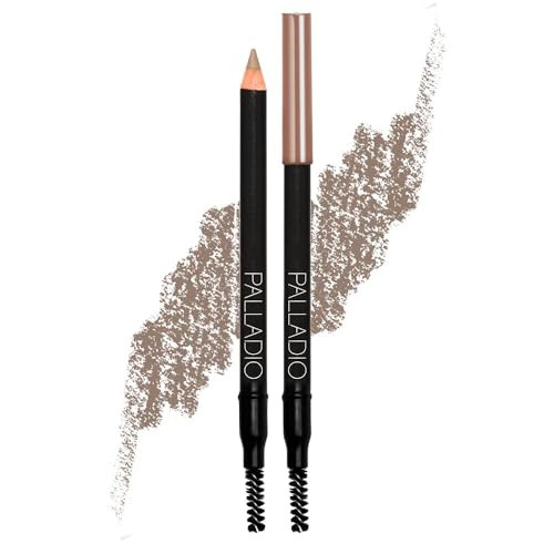 Palladio Brow Pencil Brush for Eyebrows Taupe