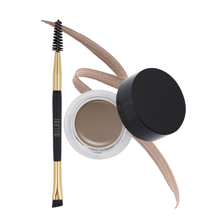 Milani Stay Put Brow Color Medium Brown 009 Ounce Vegan CrueltyFree Eyebrow Color that Fills and Shapes Brows