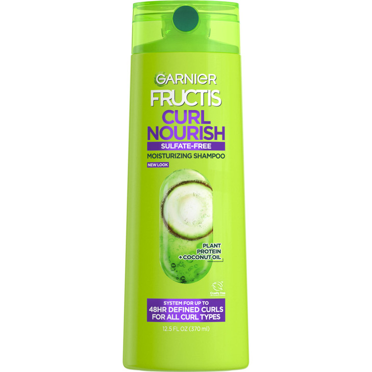 Garnier Fructis Curl Nourish Sulfate Free Moisturizing Shampoo, 12.5 Fl Oz, 1 Count (Packaging May Vary) online at globaldelivered