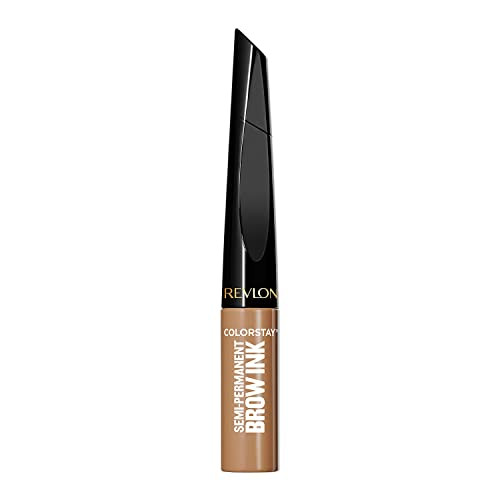 Revlon ColorStay 5in1 SemiPermanent Brow Ink with Spoolie Brush Waterproof TransferProof Eyebrow Makeup Easy to Remove 3