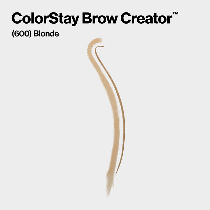 Revlon ColorStay Brow Creator 2in1 Precise Eyebrow Pencil Powder with Spoolie Brush Waterproof Long Lasting 600 Blonde 0