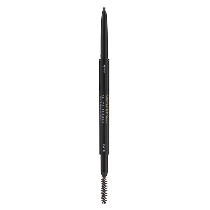 Arches Halos Micro Defining Brow Pencil For a Fuller and More Defined Brow Rich Color Dual Ended Pencil with Brush Vegan