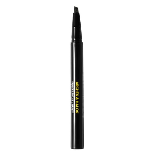 Arches and Halos Angled Bristle Tip Waterproof Brow Pen Water Based and Smudge Proof Eyebrow Pencil Extended Wear Neutra