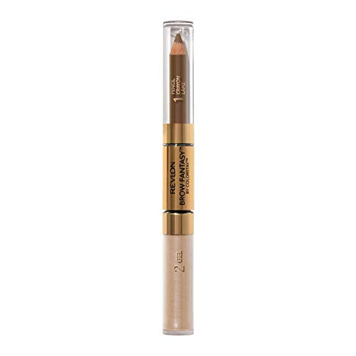 Revlon Eyebrow Gel Pencil ColorStay Brow Fantasy 2in1 Eye Makeup Longwearing with Precision Tip 104 Dark Blonde 004 Oz