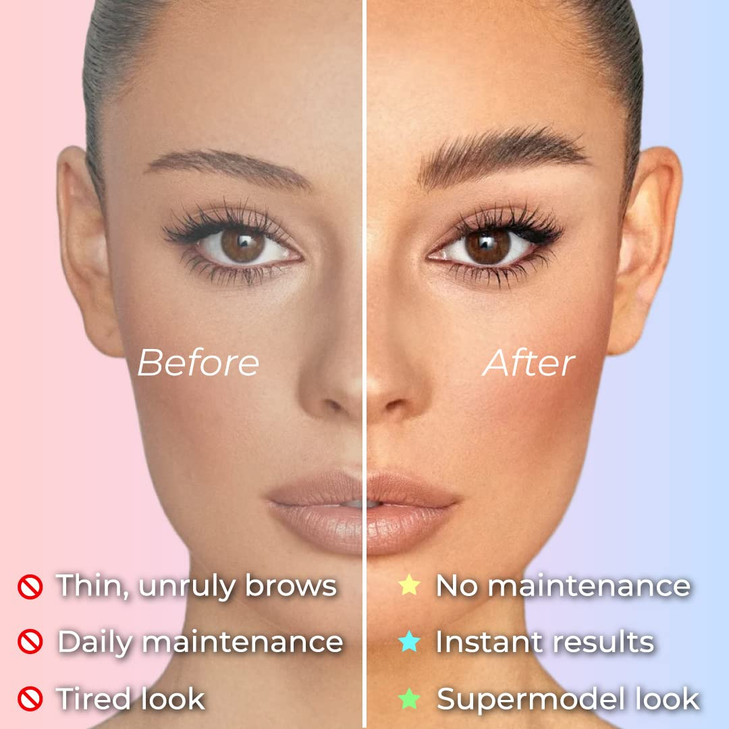 Brow Lamination Kit by Beau Professional Eyebrow Lamination Kit with Keratin Conditioning Instant DIY Eye Brow Lift Kit
