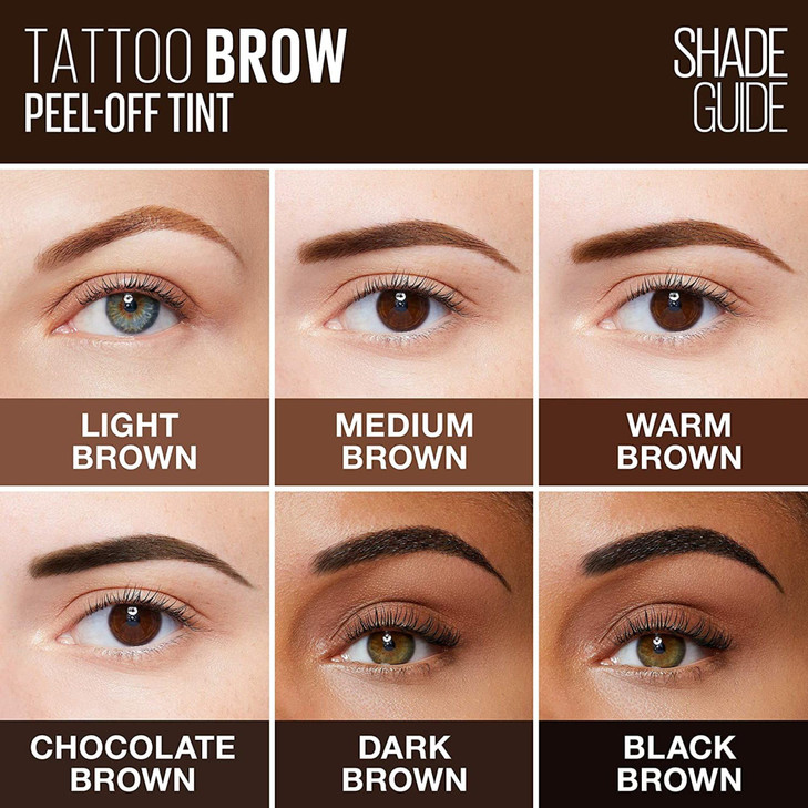 Maybelline New York Brow Tattoo Longlasting Tint Dark Brown 49 ml
