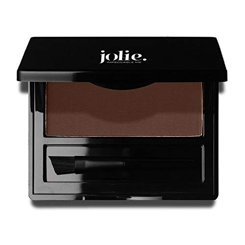 Jolie Brush on Brow Pressed Eye Brow Powder Dark Brown