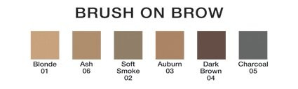 Jolie Brush on Brow Pressed Eye Brow Powder Dark Brown