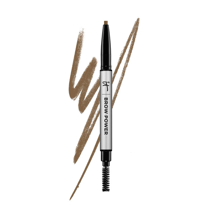 IT Cosmetics Brow Power Eyebrow Pencil Universal Blonde LongLasting BudgeProof Formula With Biotin For Platinum to Dark
