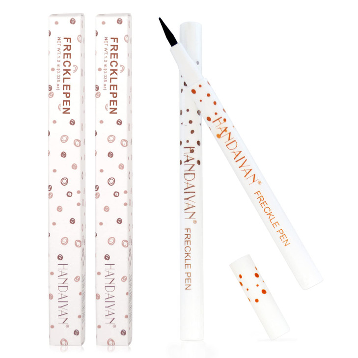 Freckle Pen 4 Colors Available Natural Lifelike Freckle Makeup Pen Waterproof Long Lasting Quick Dry Light Brown Natural