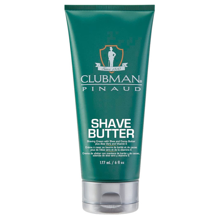Clubman Pinaud Shave Butter  Enriched with Shea & Cocoa Butter for a Smooth Shave, Shaving Cream for Men, 6 oz online at globaldelivered
