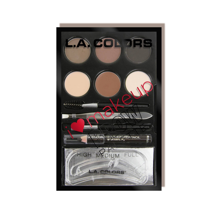 LA COLORS I Heart MakeupBrow Medium to Dark C30355