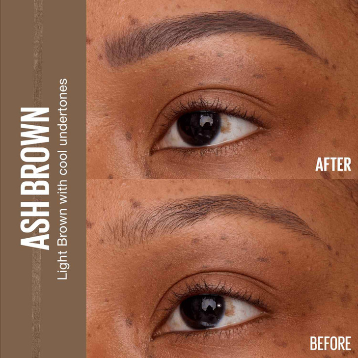Maybelline Express Brow Ultra Slim Eyebrow Makeup Brow Pencil with Precision Tip and Spoolie for Defined Eyebrows Ash Br