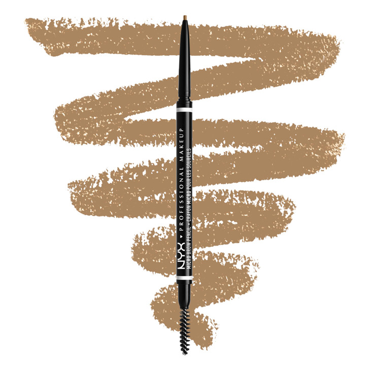 NYX PROFESSIONAL MAKEUP Micro Brow Pencil Precise Tip Waterproof Vegan Eyebrow Pencil Blonde