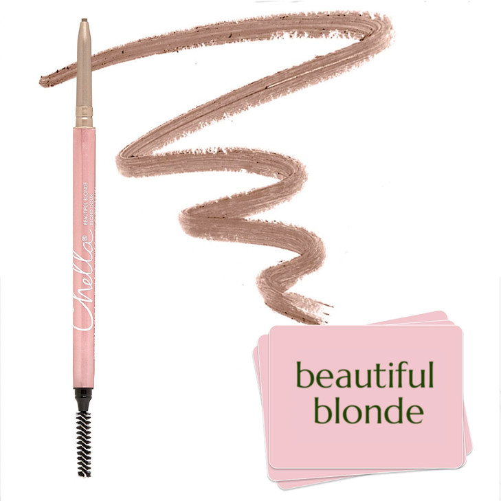 Chella Eyebrow Pencil EasytoUse Brow Definer for Shaping Filling Blending LongWear Blonde Eyebrow Pencils for Women with