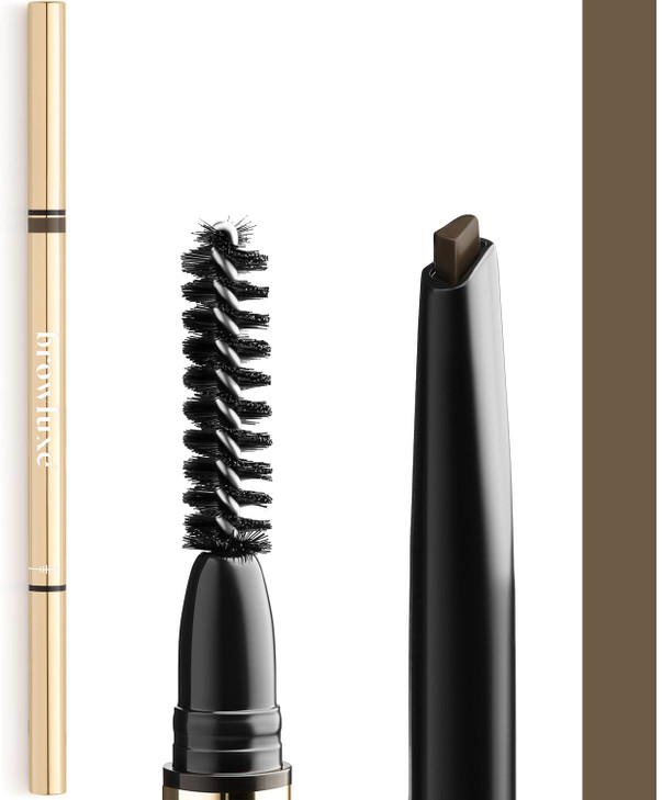 Browluxe Eye Brow Pencil Ultra Thin Precision Eyebrow Pencil Long Lasting Waterproof Eyebrow Makeup Nourishing Brow Defi