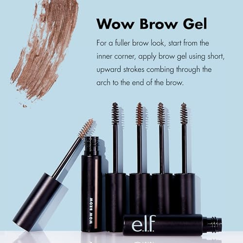 elf Wow Brow Gel Volumizing Buildable WaxGel Hybrid Creates Full VoluminousLooking Brows Locks Brow Hairs In Place Deep