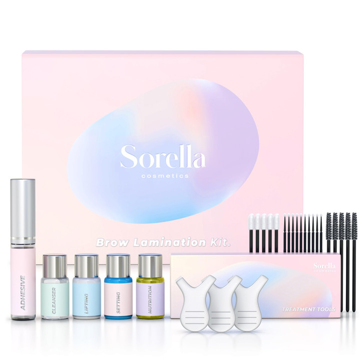 Brow Lamination Kit Professional Eyebrow Lamination Kit DIY At Home Keratin Brow Lift Kit for Fuller Thicker Brows Easy