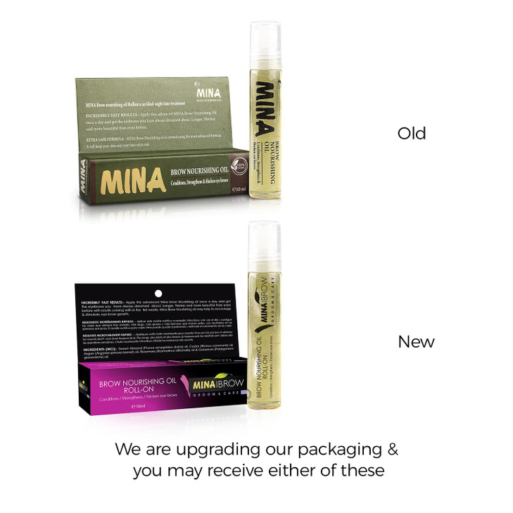 MINA iBrow Nourishing oil Stimulate Growth For Eyebrow Eye Lashes Hair Skin Moisturizer10 Ml