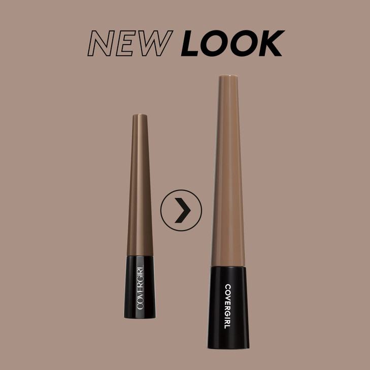 COVERGIRL Easy Breezy Brow Fill Plus Shape Plus Define Powder Eyebrow Makeup Black 0024 Ounce packaging may vary