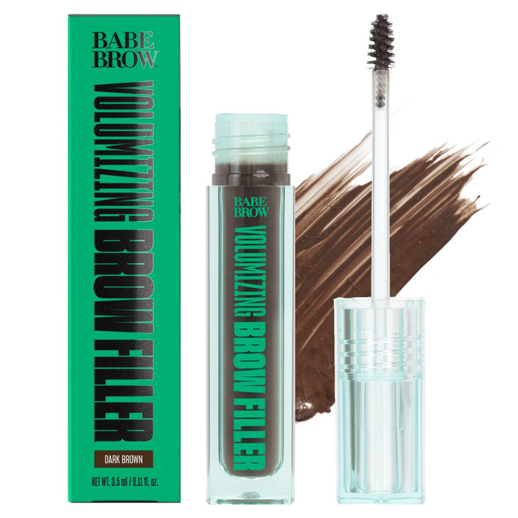 Babe Original Volumizing Eyebrow Filler For Thicker Brows Tinted Brow Gel with Peptides Biotin Smudge Resistant Brow Mas