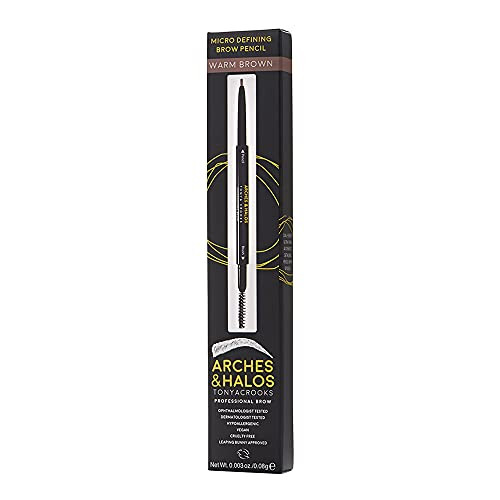 Arches Halos Micro Defining Brow Pencil Get Fuller and More Defined Brows LongLasting Smudge Proof Rich Color Dual Ended