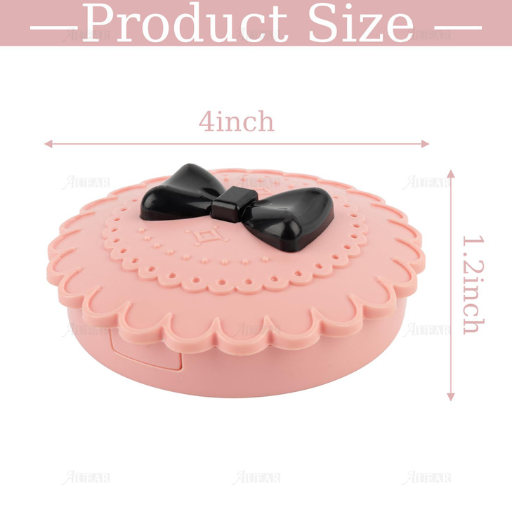 AUEAR, 2 Pack of Bow Eyelashes Case Plastic Pink Storage Box for Travel Women and Girls online at globaldelivered