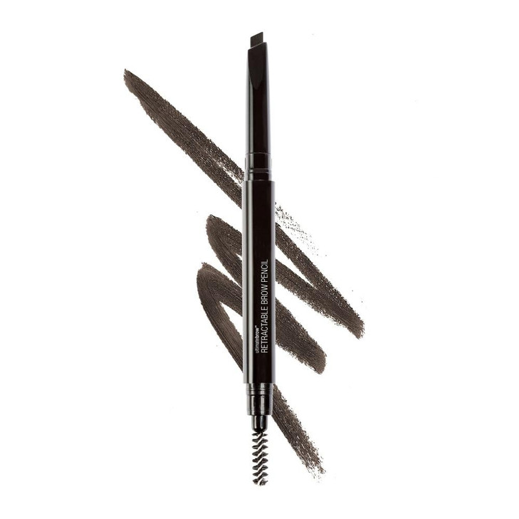 wet n wild Ultimate Eyebrow Retractable Definer Pencil Dark Brown DualSided Fine Tip Shapes Defines Fills Brows Makeup