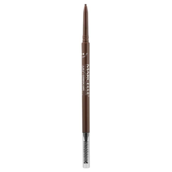 Marcelle Nano Retractable Eyebrow Liner Medium Brown Brow Pencil UltraPrecise Definition Waterproof LongLasting Hypoalle