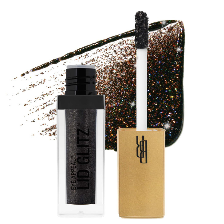 Black Radiance Eye Appeal Lid Glitz Liquid Shimmer Eyeshadow, Black Tie online at globaldelivered