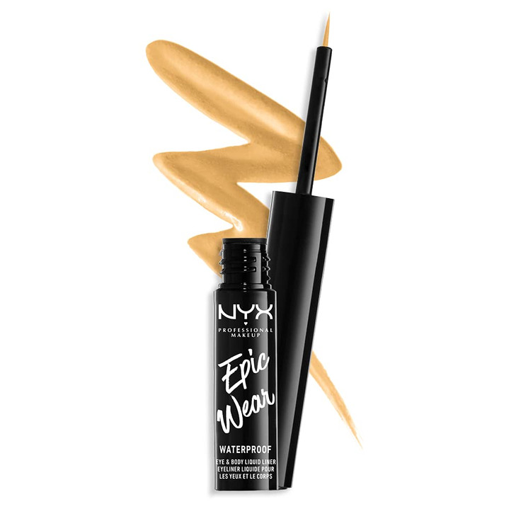 NYX PROFESSIONAL MAKEUP Epic Wear Liquid Liner LongLasting Waterproof Eyeliner Yellow