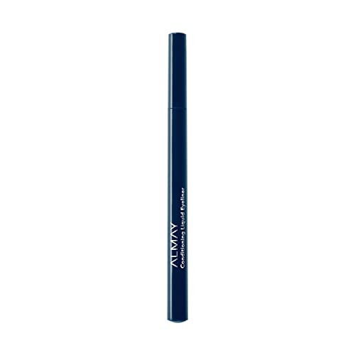 Almay Conditioning Liquid Eyeliner Longwearing Waterproof Hydrating Packaging May Vary 30 Navy 003 fl oz