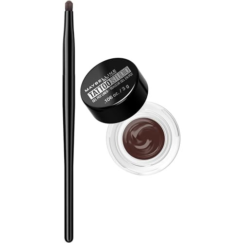 MAYBELLINE New York Eye Studio Lasting Drama Gel Eyeliner Waterproof Brown 952 0106 oz packaging may vary
