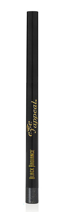 Black Radiance Eye Appeal Retractable Eyeliner Pencil LongLasting SmudgeProof Sparkling Black