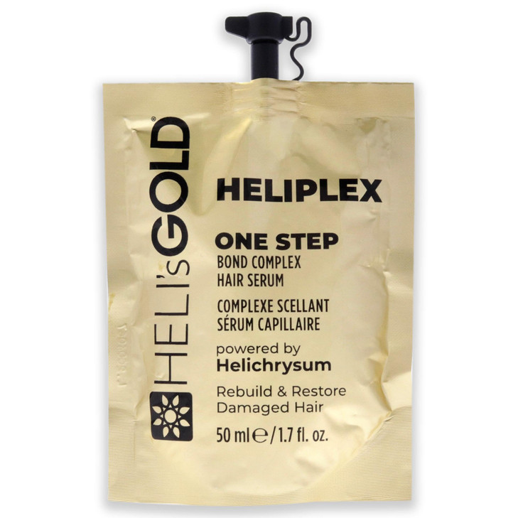 Heli's Gold Heliplex One Step Bond Complex - Rebuild And Restore Damaged Strands - Improves Hair Appearance And Feel - Maintains Natural Balance Of S