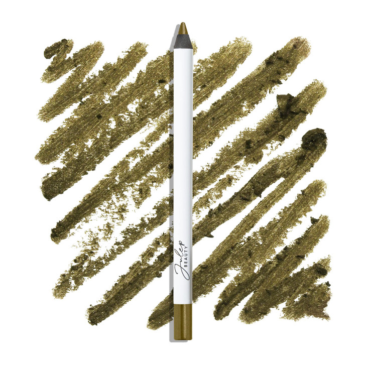 Julep When Pencil Met Gel Sharpenable MultiUse Longwear Eyeliner Pencil Golden Olive Shimmer TransferProof High Performa