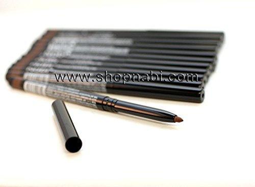 12pcs Nabi Retractable Waterproof Brown Eyeliner Wholesale Lot