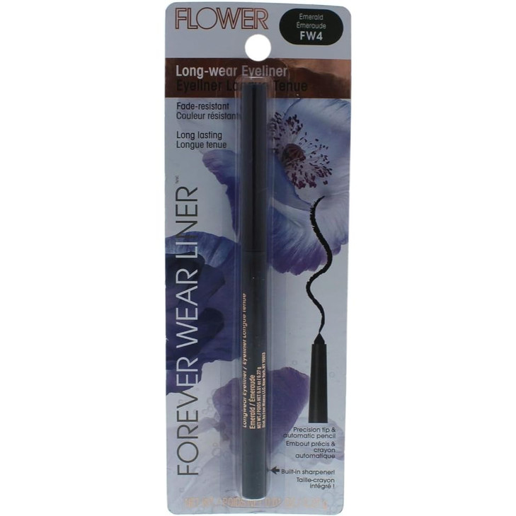 FLOWER BEAUTY Wear Long Wear Eyeliner Pencil Long Lasting Fade Resistant Smooth Application Retractable Eye Liner Foreve