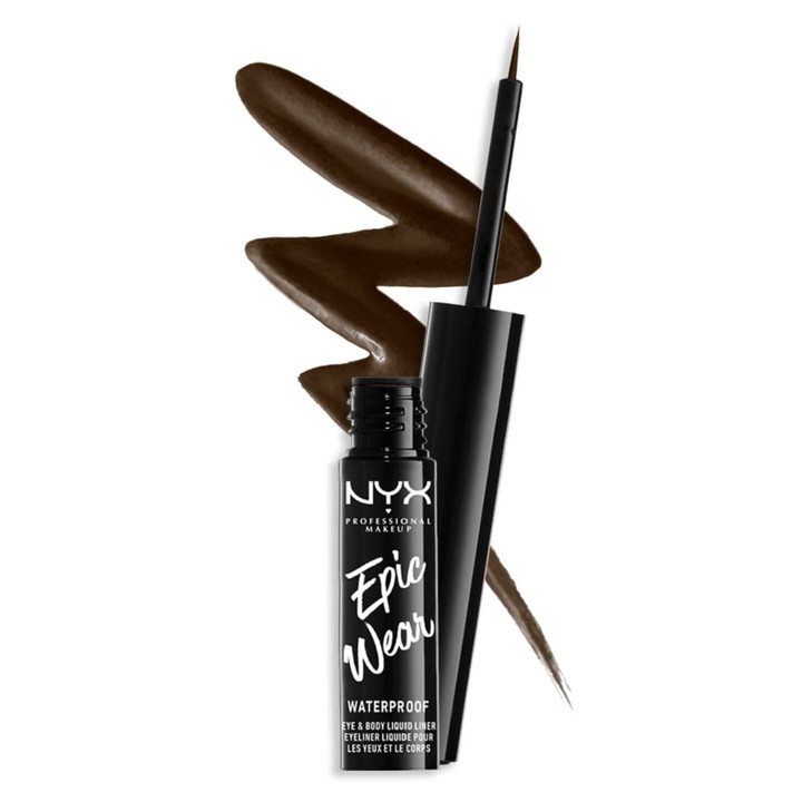 NYX PROFESSIONAL MAKEUP Epic Wear Liquid Liner LongLasting Waterproof Eyeliner Brown
