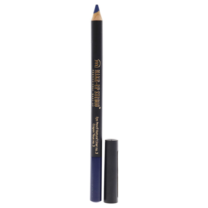 Makeup Studio Natural Liner Pencil 3 Blue for Women 1 Pc Eyeliner