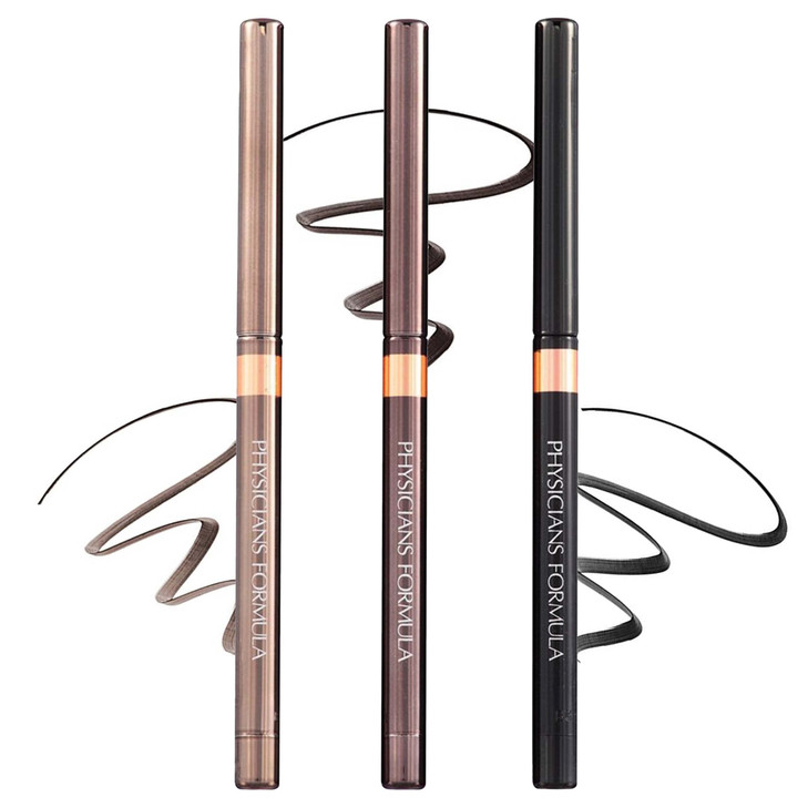 Physicians Formula Shimmer Eyeliner Pencil Set Of 3 Black Dark Brown Brown Custom Eye Enhancing Eyeliner Trio Dermatolog