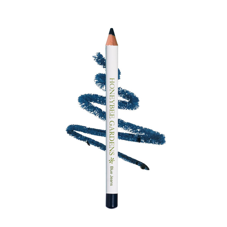 Honeybee Gardens Effortless Eye Liner Pencil in Blue Jeans Rich Pigmentation Smooth LongWearing Vegan GlutenFree