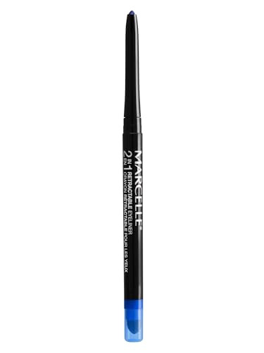 Marcelle 2in1 Retractable Eyeliner Azurite Waterproof EasyToSmudge Smokey Eye LongLasting 12h FragranceFree Hypoallergen