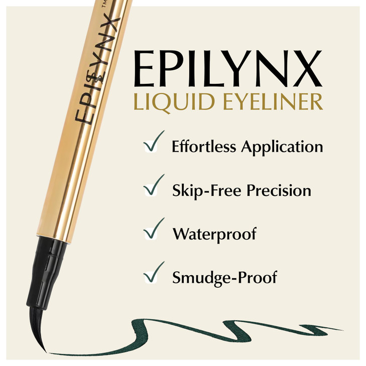 Liquid Eyeliner Hypoallergenic Eyeliner with Fine Brush Tip LongLasting Waterproof Eye Liner CrueltyFree Vegan Hypoaller