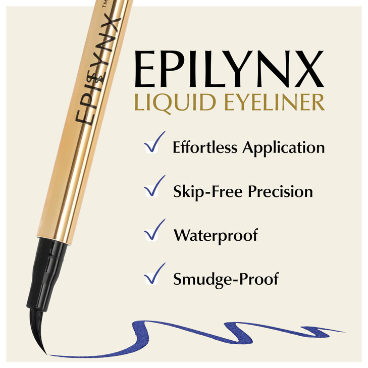 Liquid Eyeliner Hypoallergenic Eyeliner with Fine Brush Tip LongLasting Waterproof Eye Liner CrueltyFree Vegan Hypoaller