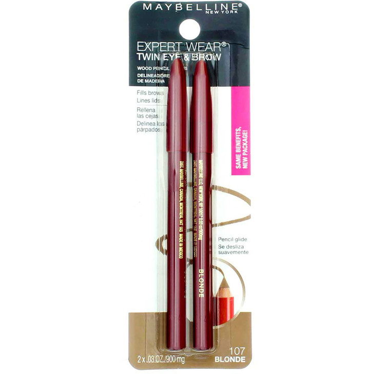 Maybelline Expert Eyes Brow And Eye Pencil Blonde 107 003 oz Pack of 4