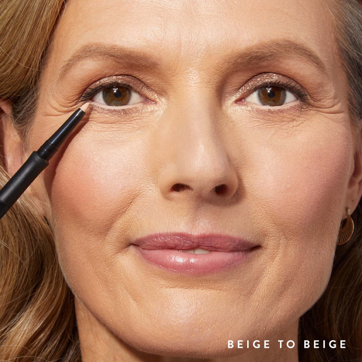 LAURA GELLER NEW YORK INKcredible Gel Eyeliner Beige to Beige Waterproof Smudgeproof Eyeliner Pencil Built in Sharpener