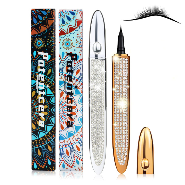 ICORIC Liquid Eyeliner Pen Waterproof Magic Selfadhesive LongLasting Eyelash Glue Pen Magnetic Eyeliner No Blooming Quic