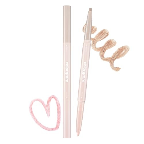 COLORGRAM Under Eye Highlighter Stick 02 Cool Tone SilkySmooth LongLasting Highlighter Contouring Stick for SmudgeProof