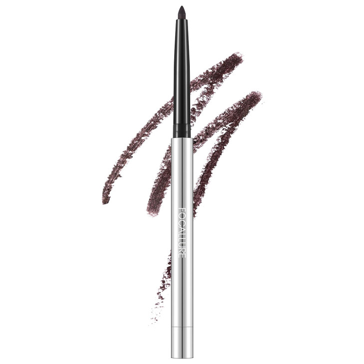 FOCALLURE Eyeliner Pencil with Builtin SharpenerWaterproofSmudge ProofGel Eye Liner Makeup PenRetractableLong Lasting Al